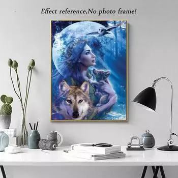 Алмазная картина, полная круглая дрель, вышивка крестиком, ремесло, Алмазная вышивка, мозаика со стразами, подарок, домашний декор, набор для рукоделия 15x20CM