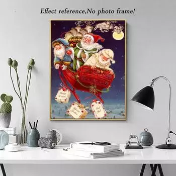 Алмазная картина, полная круглая дрель, вышивка крестиком, ремесленная мозаика, Алмазная вышивка, мозаика со стразами, подарок, домашний декор, набор для рукоделия 15x20CM