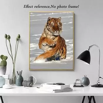 Алмазная картина, полная круглая дрель, вышивка крестом, ремесло, Алмазная вышивка, горный хрусталь, мозаика, подарок, домашний декор 15x20CM