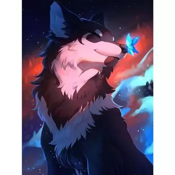 Алмазная картина, полная круглая мультяшная картина, Алмазная мозаика, стразы, картины, алмазная вышивка 20X30CM