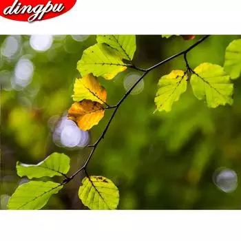 Алмазная картина Полная круглая птица Алмазная вышивка Мозаика крестиком Зимние рождественские украшения для дома 20X30CM