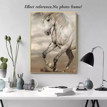 Алмазная картина Полная круглая вышивка крестом Алмазная вышивка Стразы Мозаика Подарок Украшение для дома Картина 15x20CM