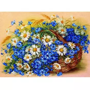 Алмазная картина, полный круглый Дейзи Мак, Алмазная вышивка, вышивка крестом, стразы, украшение для дома 20X30CM