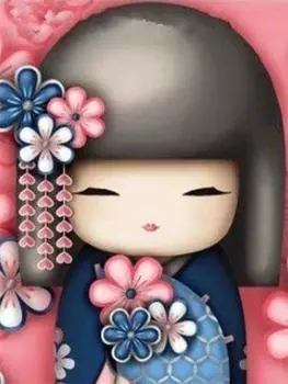 Алмазная картина Портрет Алмазная картина 5D Алмазная картина для вышивки крестом Полная дрель 15*20cm