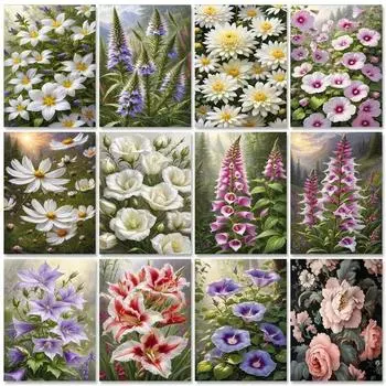 Алмазная картина Роза Цветок Рукоделие Искусство Ручная работа Подарок Вышивка Новая коллекция Стразы Картины Full Round 20x30CM