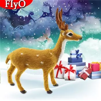 Алмазная картина Рождественский олень Украшение дома Алмазная вышивка Зимняя Снежная мозаика Животное Подарок ручной работы Full Round 30x30CM