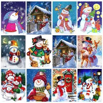 Алмазная картина Рождество, YEESAM ART Рождественские украшения 5D DIY Diamond Art