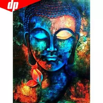 Алмазная картина с круглыми камнями. Портрет. Алмазная вышивка. Полный дисплей. Изображение значка. 20X30