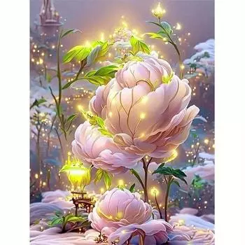 Алмазная картина «сделай сам» для взрослых, полная круглая Алмазная вышивка ручной работы, картина со стразами, настенное искусство 30x40 см/12x16 дюймов 30x40cm NO Frame