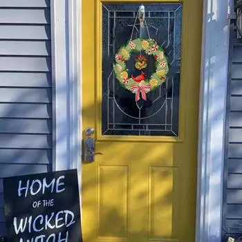 Алмазная картина специальной формы, подвесной венок, рождественская елка, рождественская точечная дрель, двойной пингвин со светодиодной подсветкой, рождественский снеговик