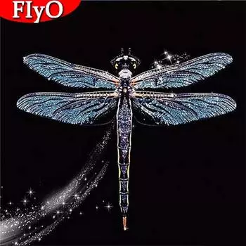 Алмазная картина Стрекоза картины стразами 5D DIY Алмазная вышивка животных мозаика распродажа подарок ручной работы Full Round 30x30CM