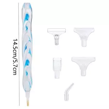 Алмазная картина точечная дрель ручка инструмент 5D смола кристалл ручки с коробкой вышивка крестом алмазная вышивка DIY ремесло художественные аксессуары