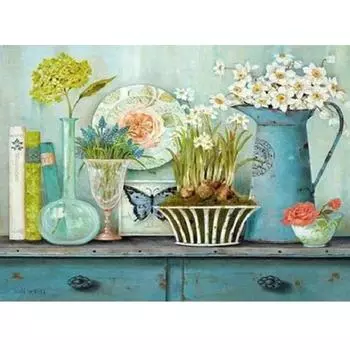 Алмазная картина Вышивка крестом Алмазная вышивка Алмазная мозаика 20X30CM