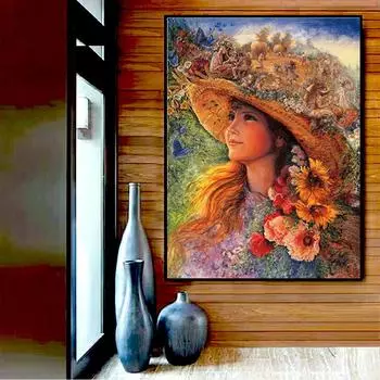 Алмазная картина, вышивка крестиком, люди, кристалл, незаконченная декоративная полная алмазная вышивка 20X30CM