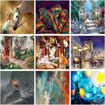 Алмазная картина, вышивка крестиком, полная дрель, Алмазная вышивка, полный комплект, Новое поступление, мозаика со стразами, домашний декор, подарок Full Round 20x25CM