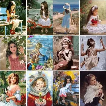 Алмазная картина, вышивка крестиком, полная дрель, картина, вышивка, ремесло, Новое поступление, мозаика со стразами, мозаичные украшения для дома Full Round 20x25CM