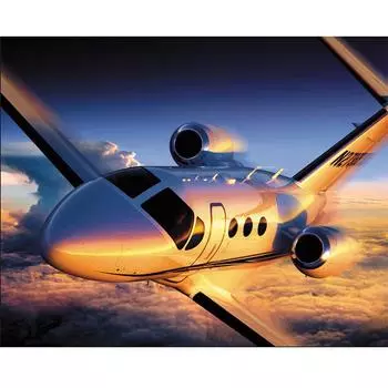 Алмазная картина, вышивка крестом, 5D Diy, Алмазная вышивка, мозаика, картина с изображением самолета, домашний декор 20X30CM