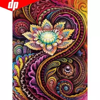 Алмазная картина, вышивка крестом, цветочная Алмазная мозаика, полная вышивка, Алмазная вышивка 20X30CM