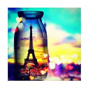 Алмазная картина, вышивка крестом, пейзаж, Алмазная мозаика, украшение для дома, круглый 30X30cm