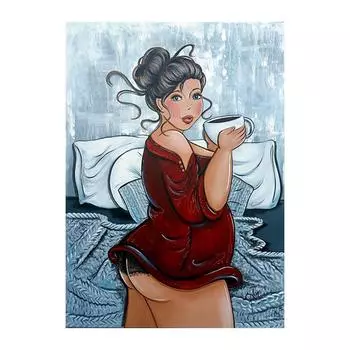 Алмазная картина, вышивка крестом, полная круглая дрель, алмазная вышивка 20X30CM