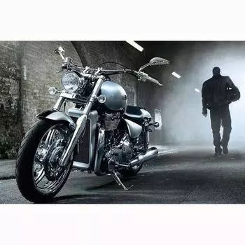 Алмазная картина, вышивка крестом, полное рукоделие, сделай сам, алмазная вышивка, мотоцикл, человек, Рождество 20X30CM