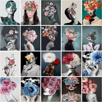 Алмазная картина, вышивка крестом, ремесло, полная дрель, мозаика, Алмазная вышивка, мозаика со стразами, подарок, домашний декор стены Full Round 20x25CM