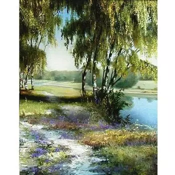 Алмазная картина, вышивка, весенние стразы, картина, вышивка крестиком, модный домашний интерьер 20X30CM
