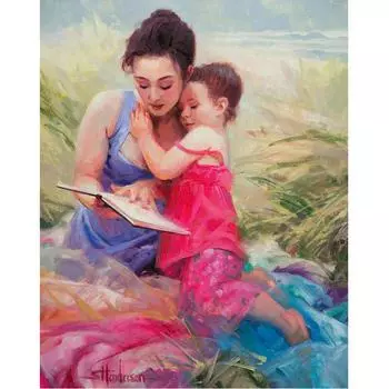 Алмазная картина Женщина Diy Алмазная мозаика Девушка Пейзаж Полный круглый вышивки крестом 20X30CM