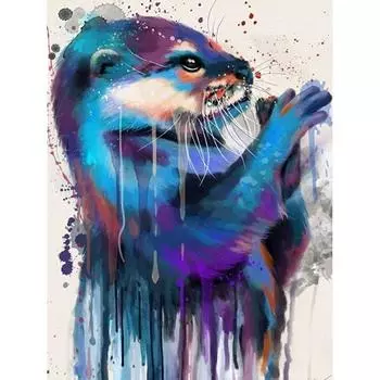Алмазная картина животное 5D DIY Алмазная вышивка Мозаика ручной работы Украшение дома 20X30CM