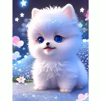 Алмазная картина животное собака вышивка картина стразами мозаика рукоделие домашний декор 30x40 см/12x16 дюймов 30x40cm NO Frame