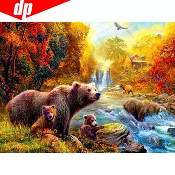 Алмазная картина Животные Алмазная мозаика Распродажа Алмазная вышивка животных 20X30