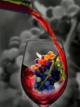 Алмазная краска Пейзаж Алмазная художественная картина Вышивка крестиком Алмазная картина Полная дрель Круглая 15*20cm