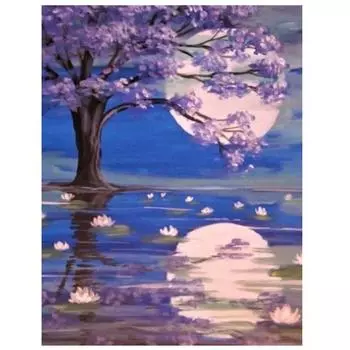 Алмазная краска Пейзаж Алмазная картина 5D Новые поступления Вышивка крестом Алмазная картина Полная дрель 15*20cm