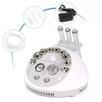 Алмазная микродермабразия, дермабразия, пилинг для лица, вакуумный аппарат для удаления черных точек, удаление морщин, прыщей, косметический аппарат белый