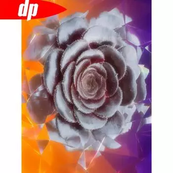 Алмазная мозаика Цветок DIY Алмазная живопись Аксессуары Растения Стразы Картины Алмазное искусство 20X30CM