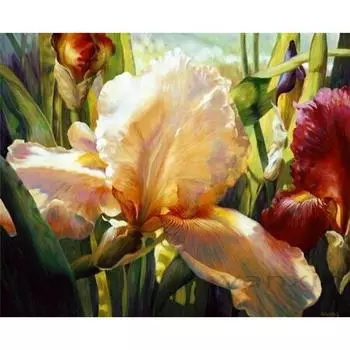 Алмазная мозаика цветы Настенный декор 5d алмазная живопись фрукты вышивка крестом ручная работа картина 20X30CM