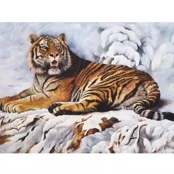 Алмазная мозаика DIY 3D алмазная живопись полная Алмазная вышивка крестиком тигр лев леопард 20X30CM