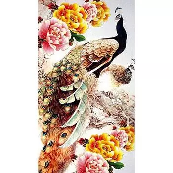 Алмазная мозаика HC с изображением животных, стразы, алмазная вышивка, живописная вышивка крестом 20*40 cm