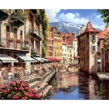 Алмазная мозаика картины Венеция Алмазная вышивка крестиком полная алмазная вышивка 20X30CM