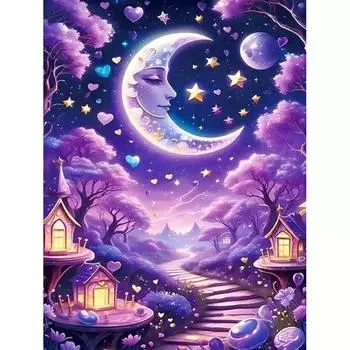 Алмазная мозаика Пейзаж Картина Стразы Полный квадрат Круглый 5D DIY Картина Морская вышивка Декор Главная Full Round 20x30CM