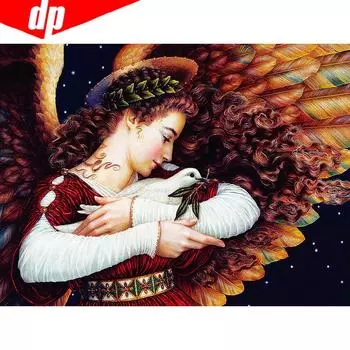 Алмазная мозаика, полный макет, вышивка крестиком, алмазная живопись, женская картина из стразов, украшение для дома 20X30