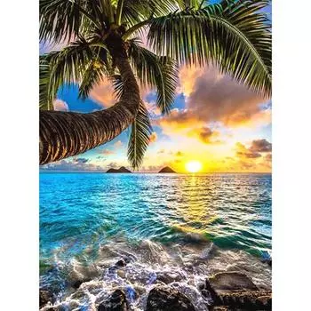 Алмазная Мозаика Вышивка Крестом Пейзаж Алмазная Вышивка Алмазная Живопись 20X30CM