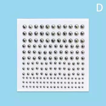 Алмазная наклейка на нос, самоклеящаяся, не прокалывающая глаз, ухо, лицо, тело, украшения для женщин, наклейка as the picture