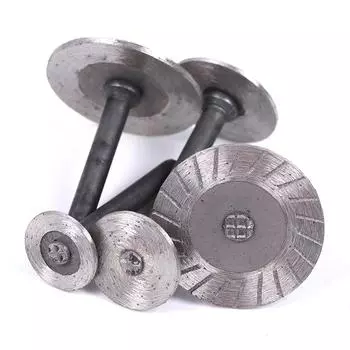 Алмазная пила с хвостовиком 6 мм, режущие лезвия, роторный инструмент для дерева, металла, камня 1(15mm)