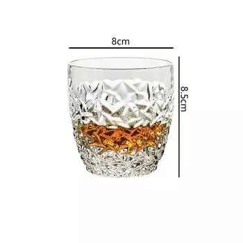 Алмазная роспись Бокал для вина Бытовая чашка для сока и молока Прозрачный стакан для виски Коктейльные стаканы для питья Посуда для вечеринок Свадебные подарки 1pcs