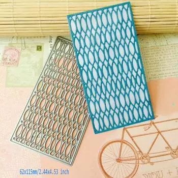 Алмазная сетка, прямоугольная рамка, вырубные штампы, металлический трафарет, сделай сам, скрапбукинг, альбом, тиснение, ремесло, художественный шаблон