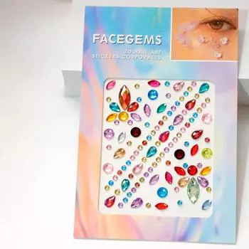 Алмазная татуировка бровей, блестящая подводка для глаз, макияж бровей, лицо, глаза, временная татуировка, рок, стразы, 3D-наклейки для подводки глаз