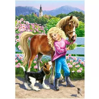 Алмазная вышивка 5d Diy Алмазная картина Лошадь Вышивка крестом Алмазная мозаика Украшение 20X30CM