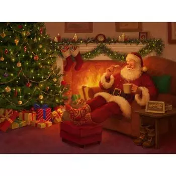 Алмазная вышивка 5D DIY Полная квадратная алмазная картина Пейзаж Вышивка крестом Рождественские подарки ручной работы Full Round 20X30CM