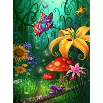 Алмазная вышивка Алмазная картина Картина Стразами Вышивка бисером 20X30CM